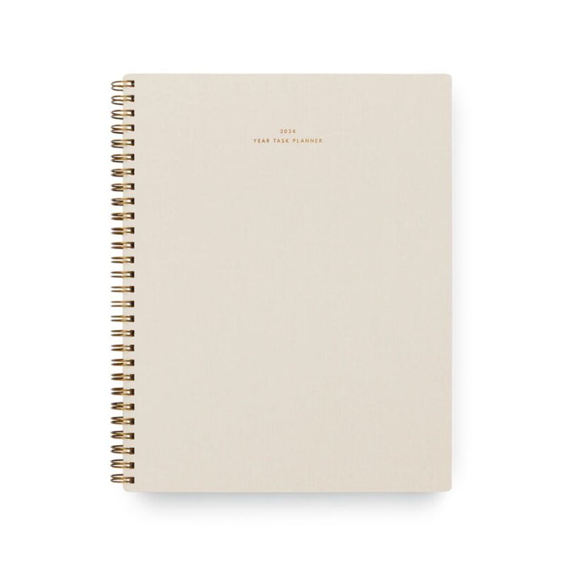 Appointed 2024 Year Task Planner | Natural Linen - Teachit Co