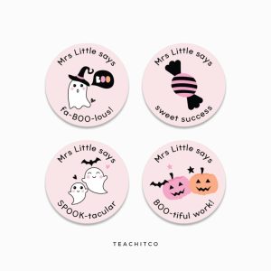 Halloween Ghost Merit Stickers