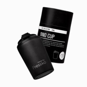 Fressko Bino 8oz Reusable Coffee cup coal