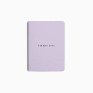 Get Shit Done A6 Lilac Notebook