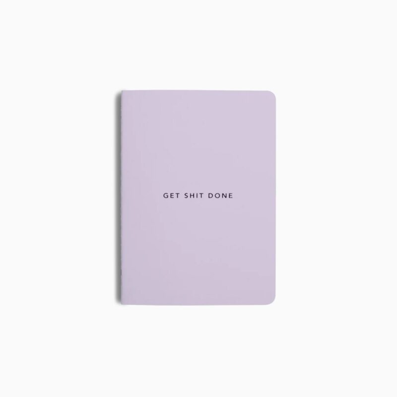 Get Shit Done A6 Lilac Notebook