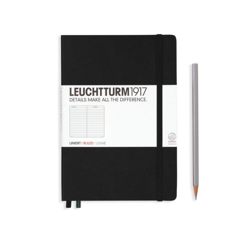 Leuchtturm 1979 Notebook A5 Ruled Black