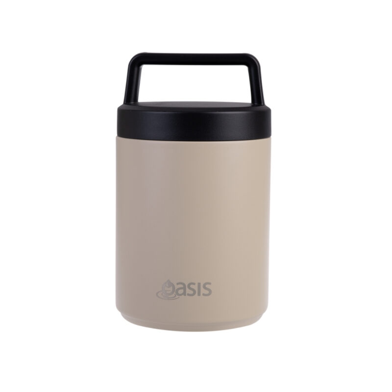 Oasis Food Flask 480ml Latte