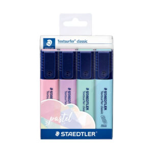 Staedtler Textsurfer Pastel Highlighters Pack 4