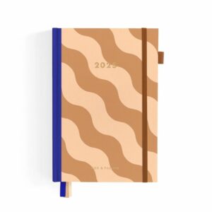 Fox & Fallow 2025 A5 Academic Planner Mocha Swirl