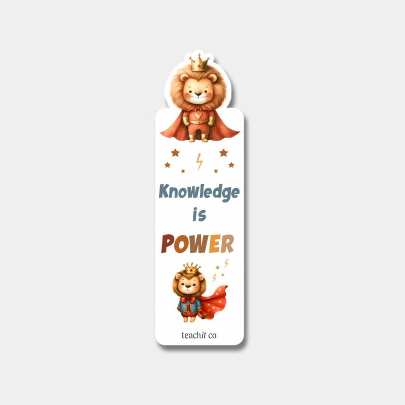 L:ion Superhero Bookmark