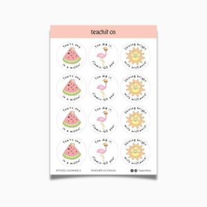 Teacher Sticker Sheet | Summer 2