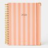 Fox & Fallow 2026 Academic A4 Planner | Coral Stripe
