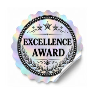 Excellence Award Stickers
