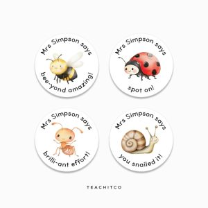 Bugs Merit Stickers