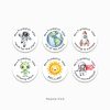 Space Merit Stickers