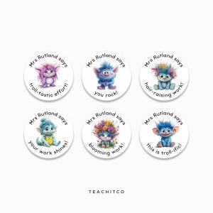 Troll Merit Stickers - Set 2