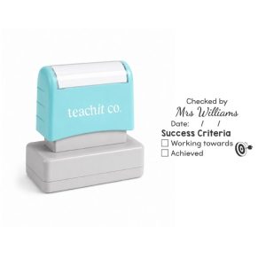 Personalised Success Criteria Stamp