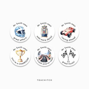 Racing Merit Stickers